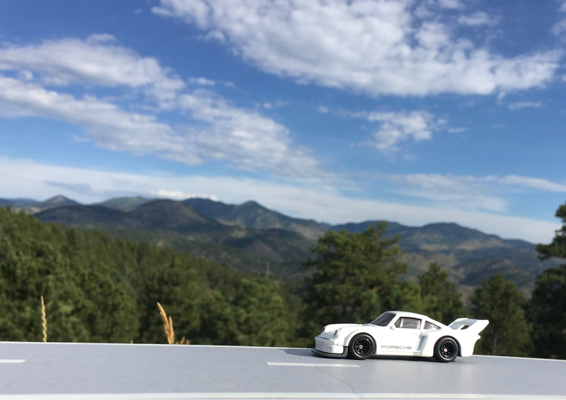 Going through the mountains in Colorado
